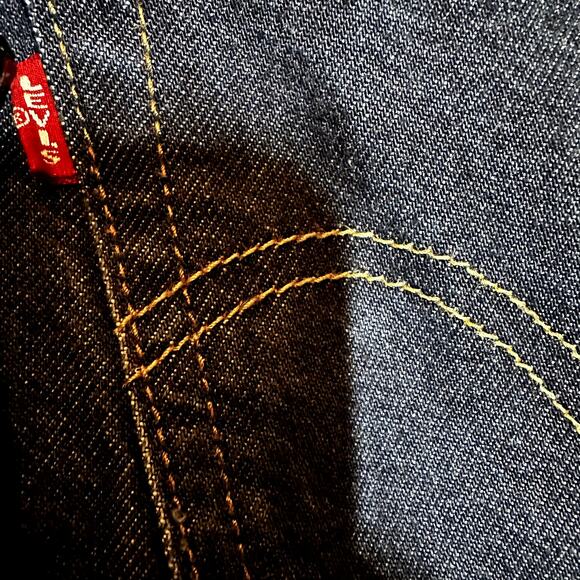 Levi's Low Pitch Bootcut Jeans Easy Fit Stretch Denim Zip Fly Cotton Black 28 - Picture 4 of 8